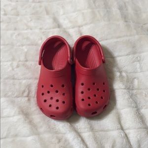 Red Crocs